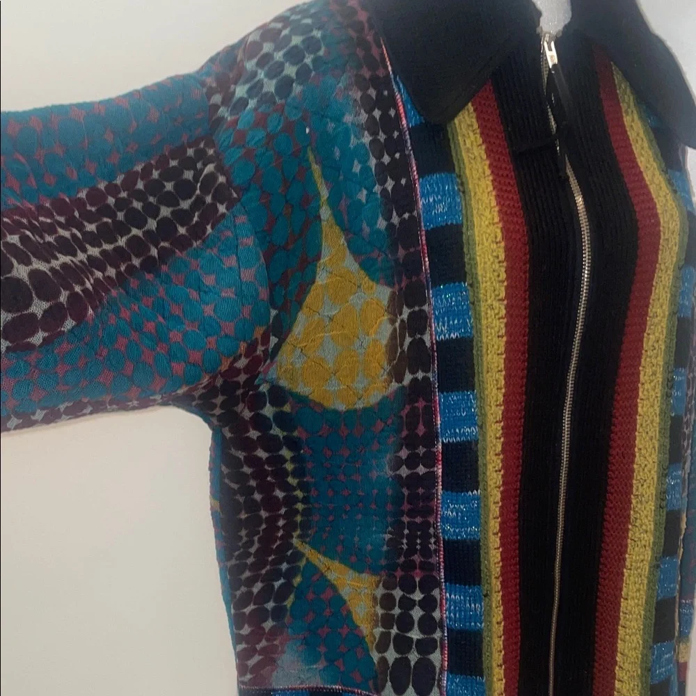 Jean Paul Gaultier Multicolor Patterned Cardigan vintage - Picture 2 of 8